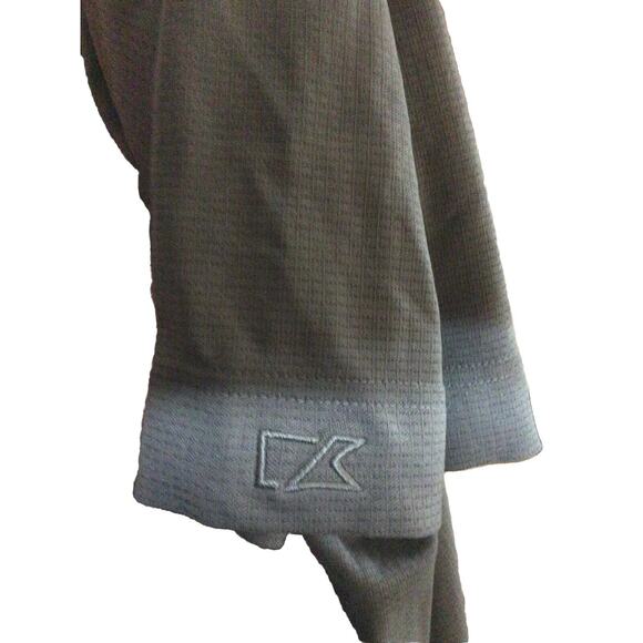 DryTec Golf Men's Short Sleeve Polo Shirt Gray Knit P- XL Tableau Cutter & Buck - Picture 3 of 3